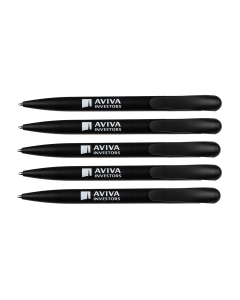 Aviva Investors Nature Plus Black Ballpen packs of 5