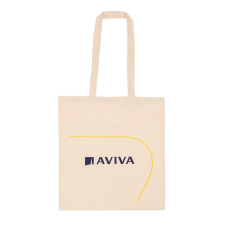 Natural 5oz Long Handled Cotton Shopper